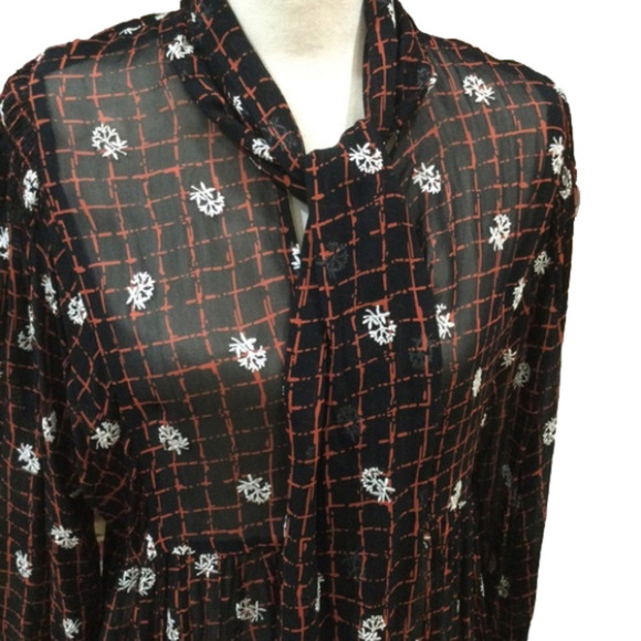 Anthropologie Not So Serious Elysia Blouse, Size Medium - Picture 7 of 12